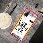 Funda para el Samsung Galaxy A02s Boarding Pass a Los Ángeles