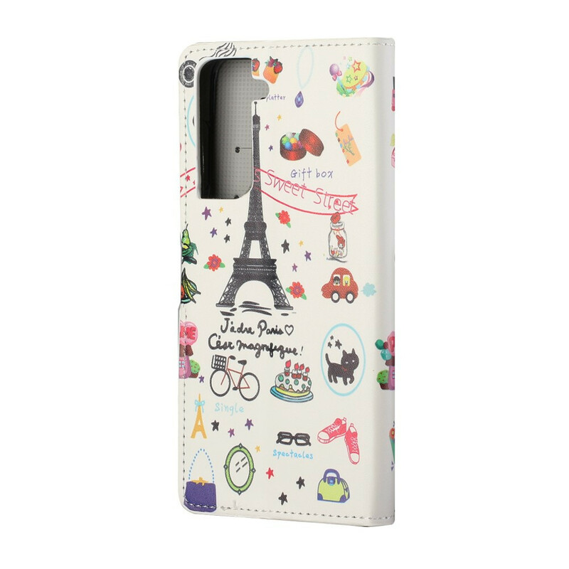 Funda Samsung Galaxy S21 5G I love Paris