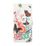 Funda Samsung Galaxy S21 5G Mariposas y Flores