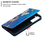 Flip Cover Samsung Galaxy S21 5G Mariposas de colores
