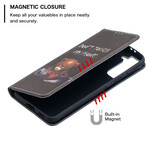 Flip Cover Samsung Galaxy S21 5G Dangerous Bear