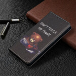 Flip Cover Samsung Galaxy S21 5G Dangerous Bear