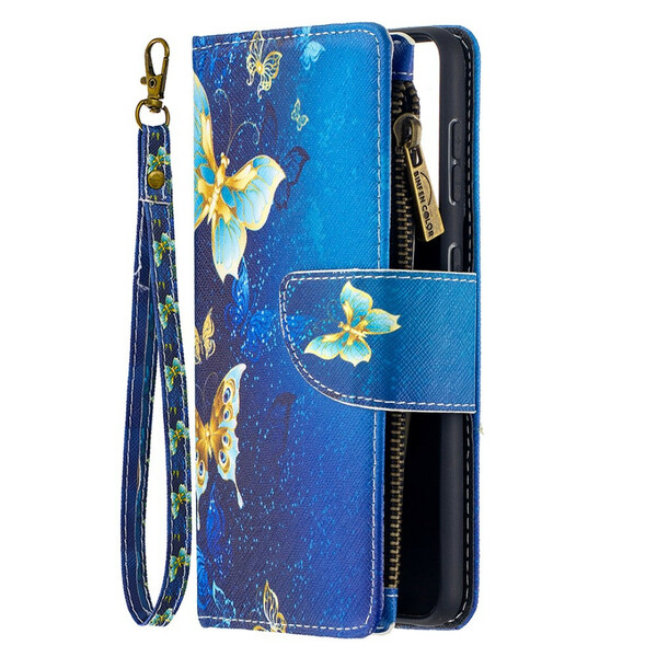 Funda Samsung Galaxy S21 5G Zipped Pocket Butterflies