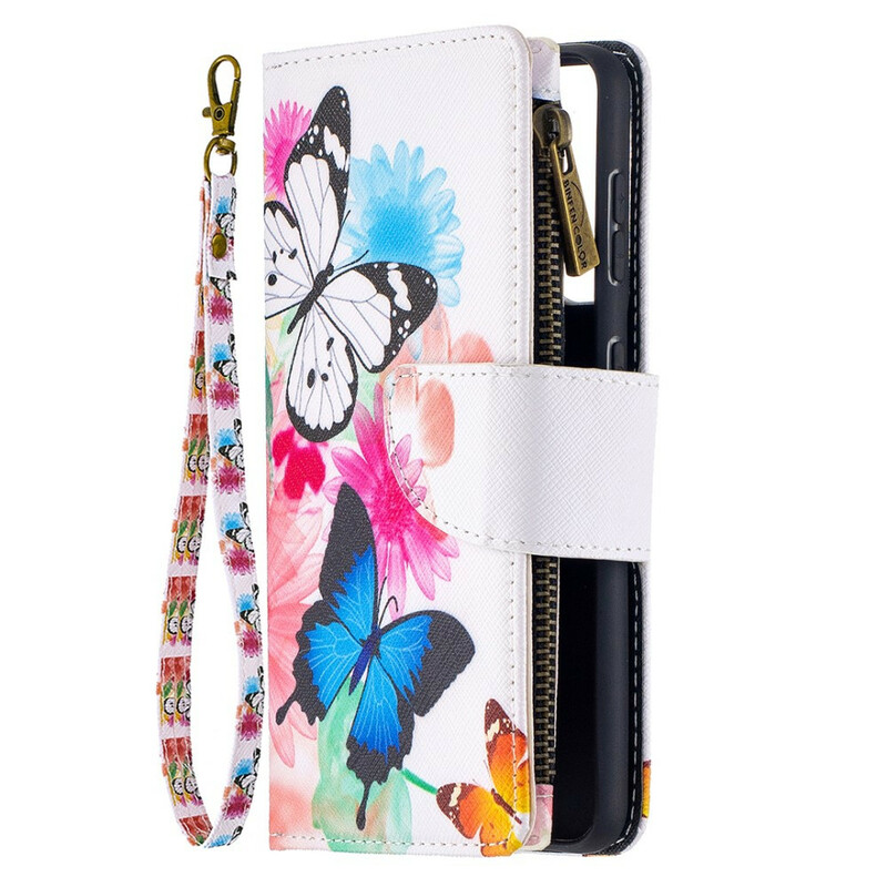 Funda Samsung Galaxy S21 5G Zipped Pocket Butterflies