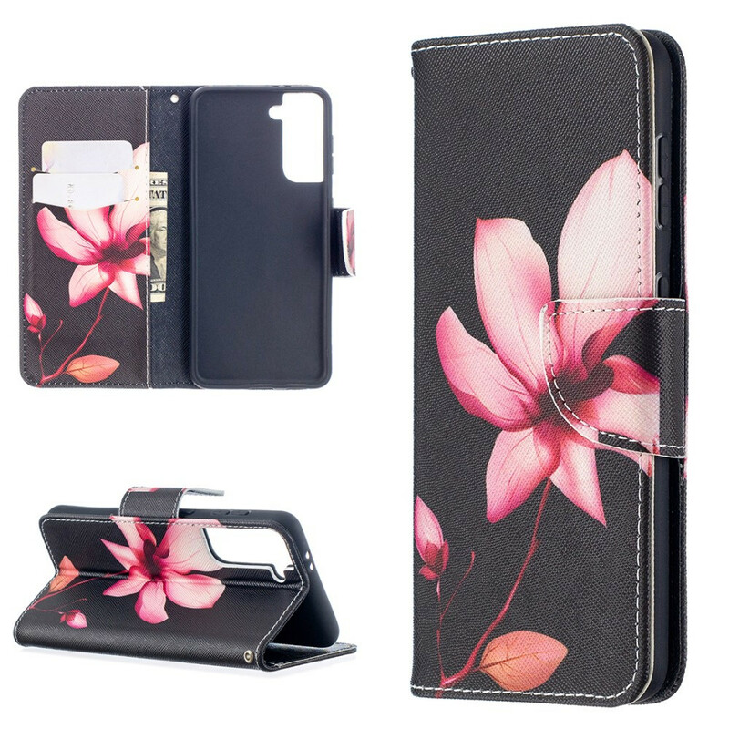 Funda Samsung Galaxy S21 5G Flor Rosa