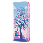 Funda Samsung Galaxy S21 5G Búhos en el columpio