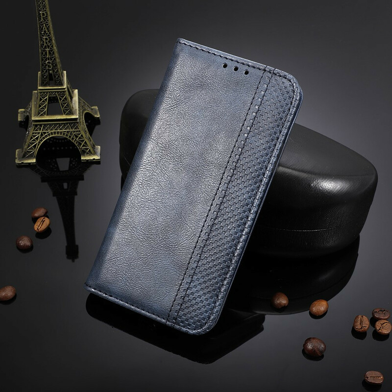 Funda abatible Samsung Galaxy A02s Efecto Cuero Estilo Vintage