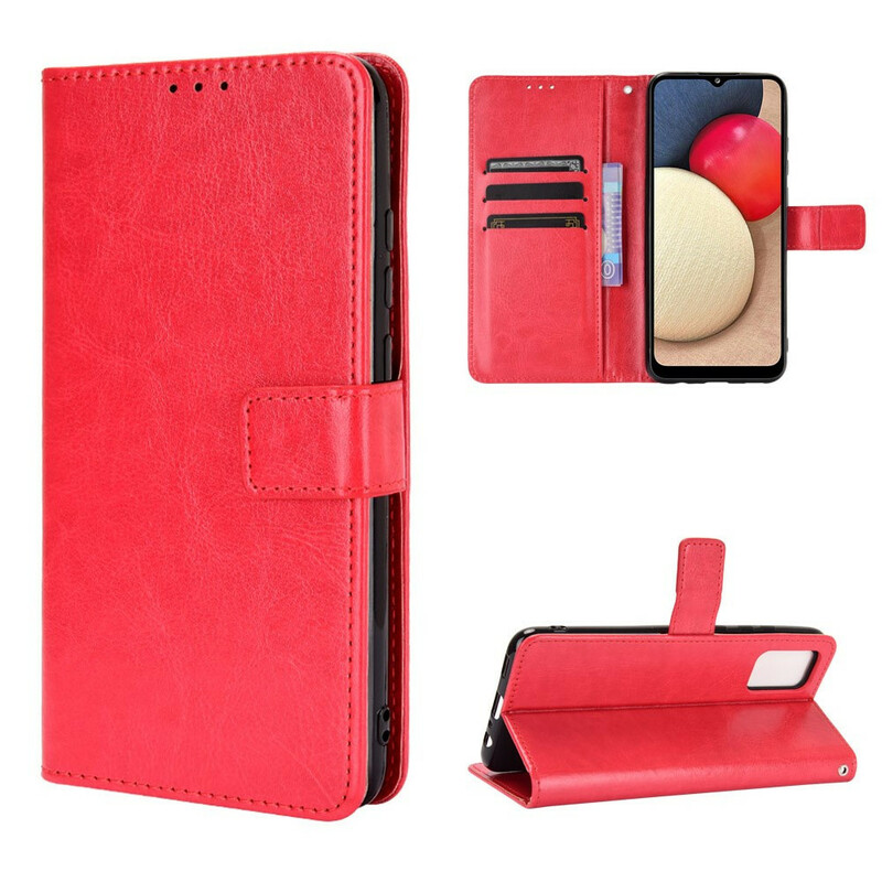 Funda de piel sintética para Samsung Galaxy A02s