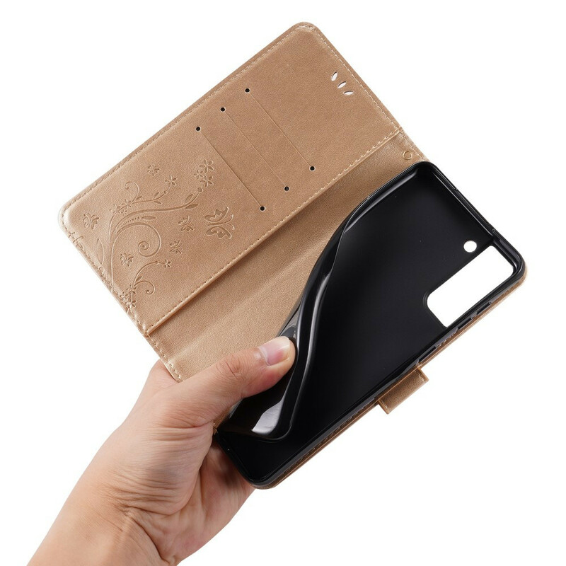 Funda Samsug Galaxy S21 Plus 5G Mariposas en el viento