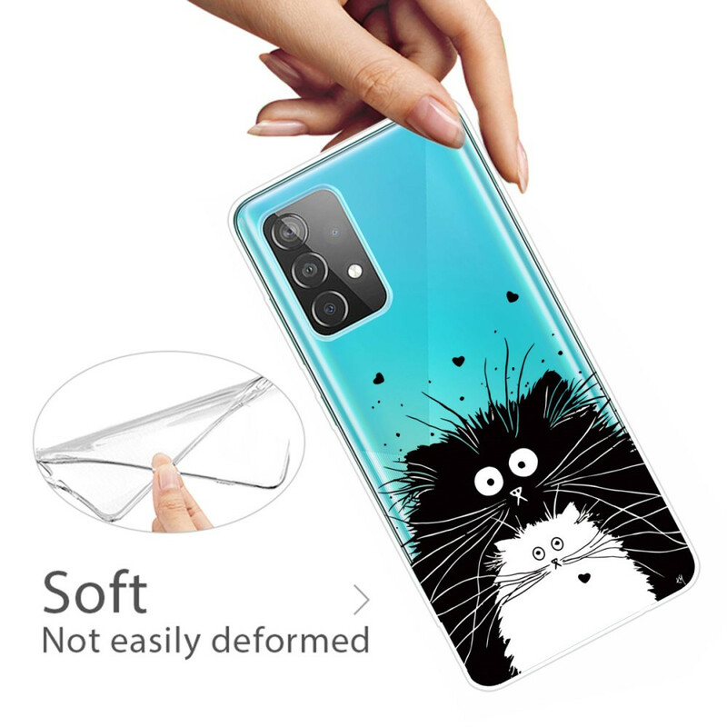 Funda Samsung Galaxy A72 5G Mira los gatos