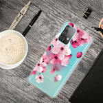 Funda Samsung Galaxy A72 5G Flores Pequeñas Rosa