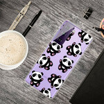 Samsung Galaxy S21 5G Funda Top Pandas Fun