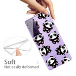 Samsung Galaxy S21 5G Funda Top Pandas Fun