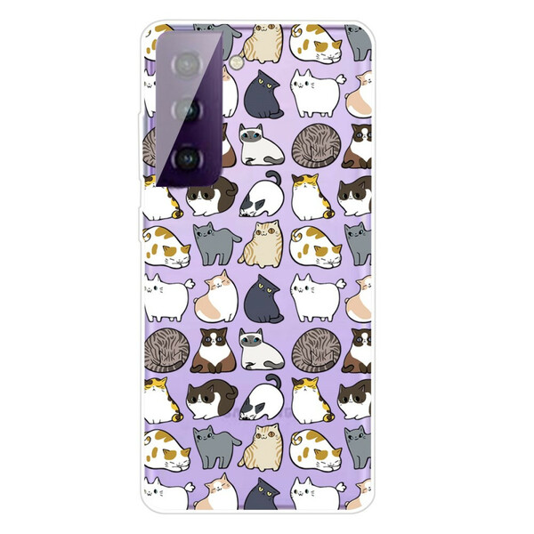 Funda Samsung Galaxy S21 5G Top Cats