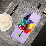 Funda de árbol de acuarela para Samsung Galaxy S21 5G