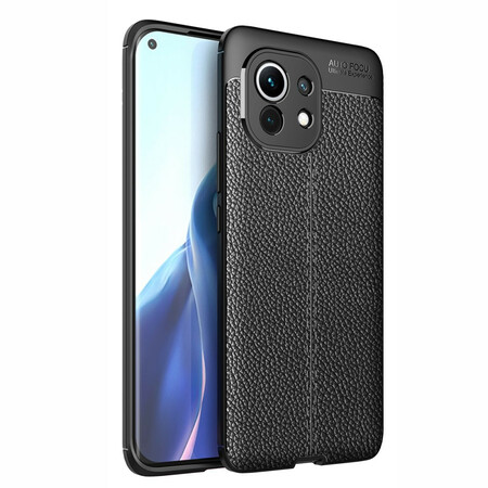Xiaomi Mi 11 funda de cuero Litchi doble línea