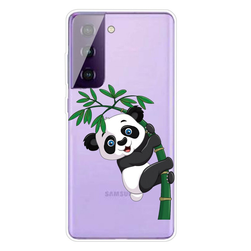 Samsung Galaxy S21 5G Funda Panda En Bambú