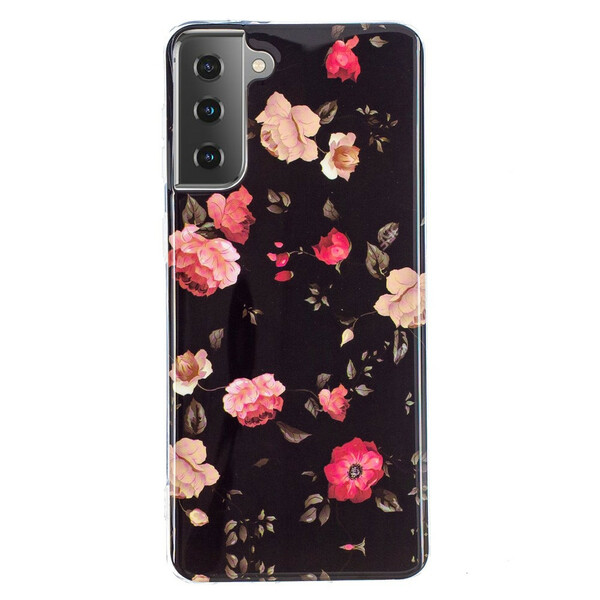 Funda Samsung Galaxy S21 5G Serie Floralies Fluorescente