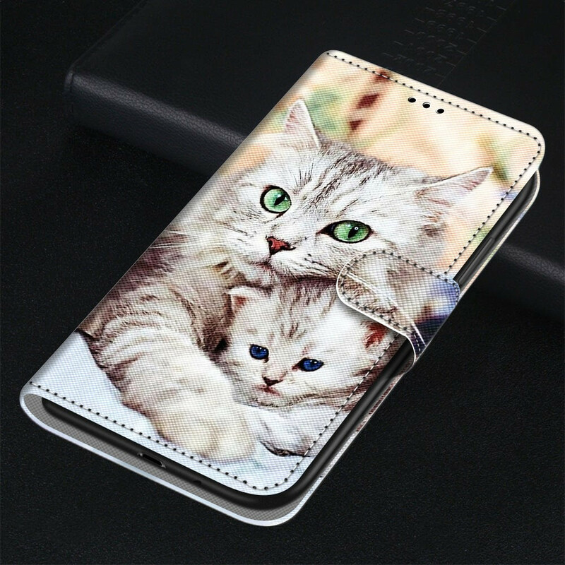 Funda familiar de gato para el Samsung Galaxy S21 5G