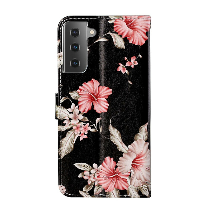 Funda Samsung Galaxy S21 5G con flores