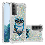 Funda Samsung Galaxy S21 5G Miss Owl Glitter