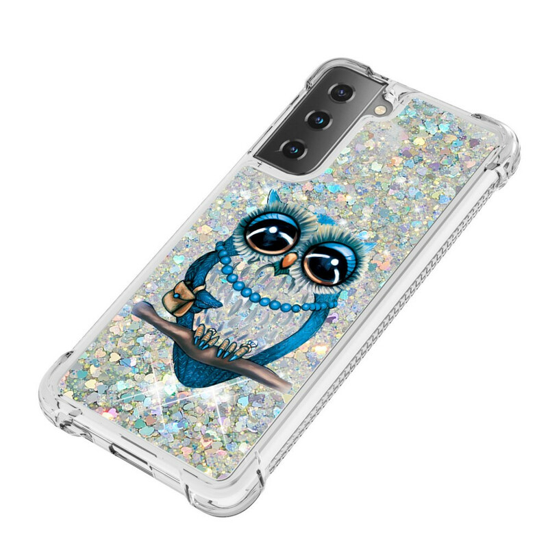 Funda Samsung Galaxy S21 5G Miss Owl Glitter