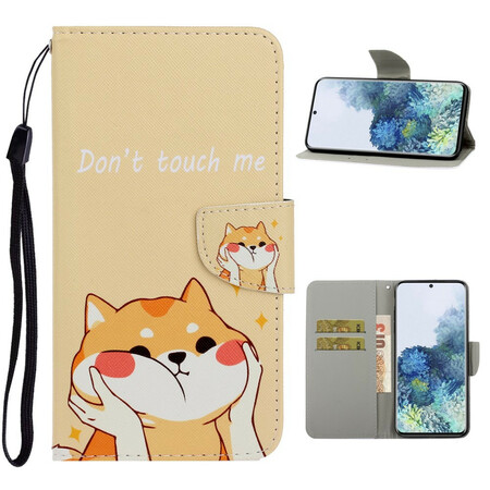 Funda con colgante Samsung Galaxy S21 5G Chat Don't Touch Me