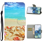 Funda con colgante de playa para el Samsung Galaxy S21 5G Funda con colgante de playa para el Samsung Galaxy S21 5G
