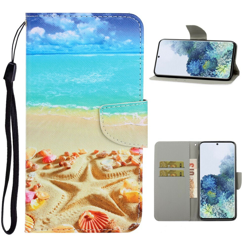 Funda con colgante de playa para el Samsung Galaxy S21 5G