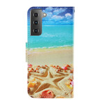 Funda con colgante de playa para el Samsung Galaxy S21 5G Funda con colgante de playa para el Samsung Galaxy S21 5G