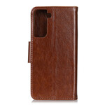 Funda Samsung Galaxy S21 5G de cuero napa dividido