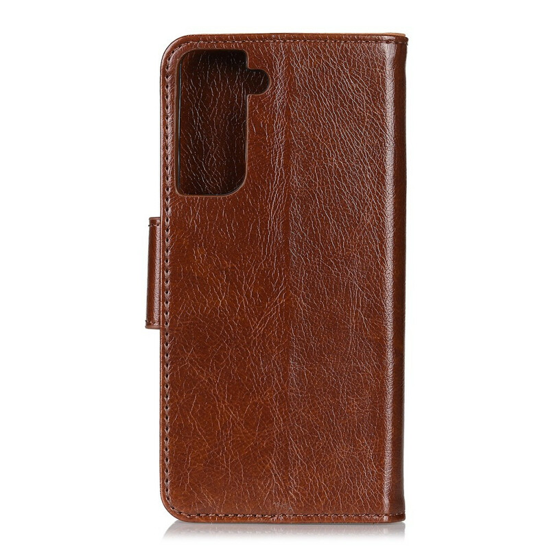 Funda Samsung Galaxy S21 5G de cuero napa dividido