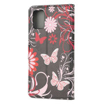 Funda Samsung Galaxy A52 5G Mariposas y Flores