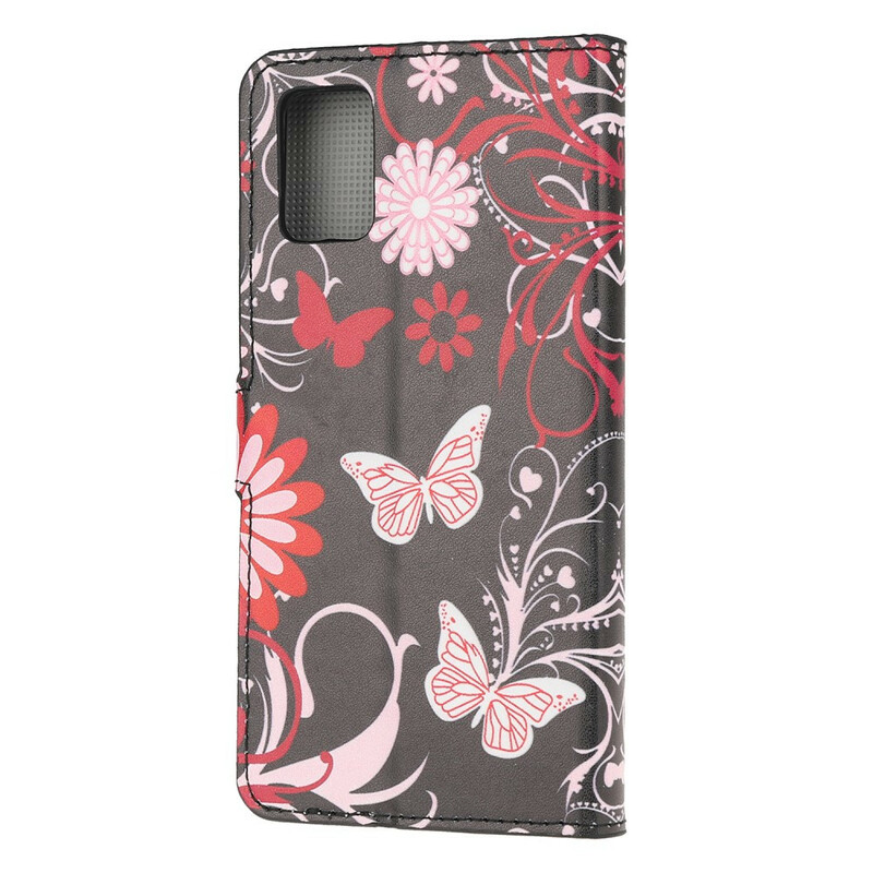 Funda Samsung Galaxy A52 5G Mariposas y Flores