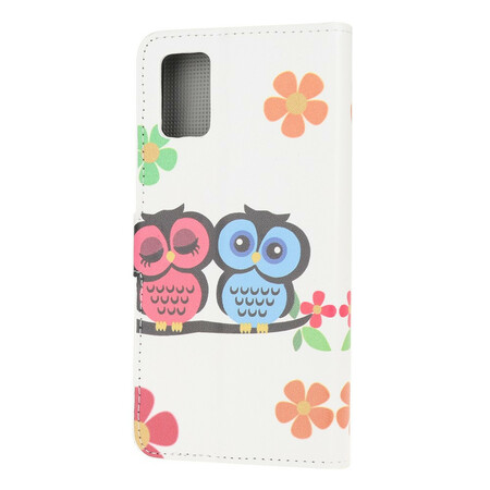 Funda Samsung Galaxy A52 5G Pareja de Búhos