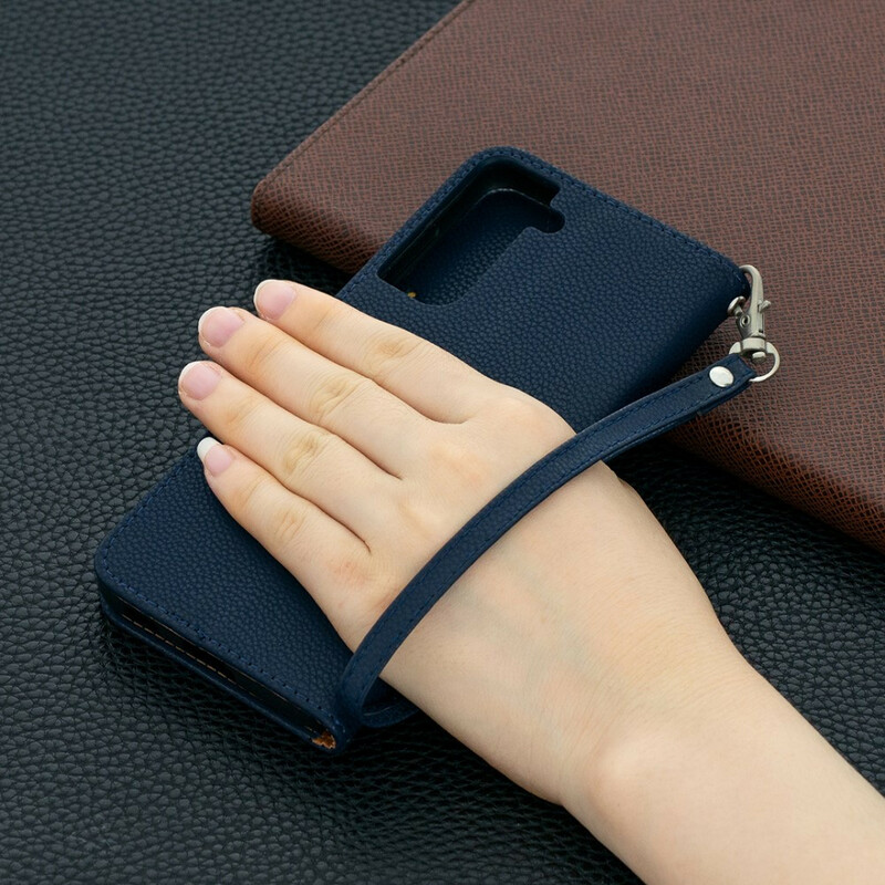 Funda Samsung Galaxy S21 5G solapa oblicua lichi
