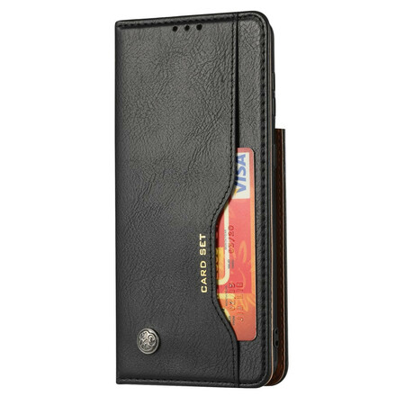 Funda Flip Cover Samsung Galaxy S21 5G Leatherette Card Funda