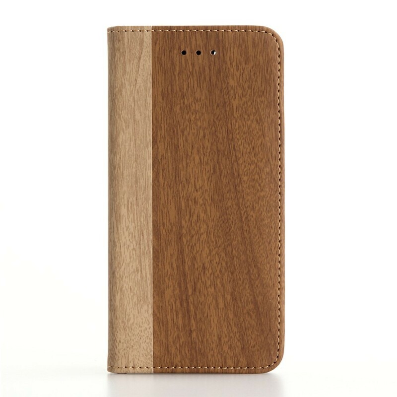 Funda para iPhone 7 Efecto Madera Bicolor