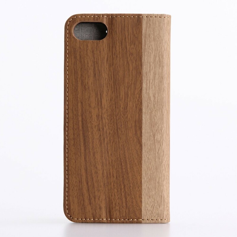 Funda para iPhone 7 Efecto Madera Bicolor